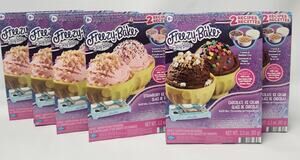 Easy-Bake Freezy-Bake Ice Cream Refill Mix Lot of 6 Strawberry Chocolate